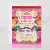 Mexicaanse Fiesta Baby Shower Uitnodiging (Voorkant)
