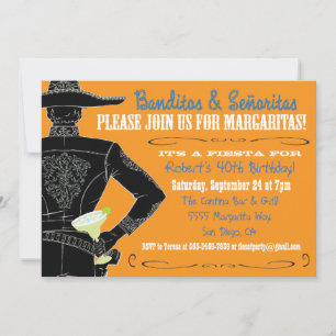 Mexicaanse Fiesta Banditos, Senoritas & Margaritas Kaart