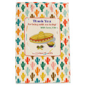 Mexicaanse Fiesta Bedankt Gift Bag Medium Cadeauzakje (Voorkant)