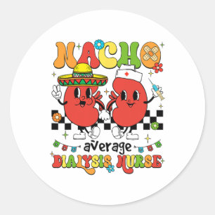 Mexicaanse Fiesta Cinco de Mayo Run Nacho Gemiddel Ronde Sticker