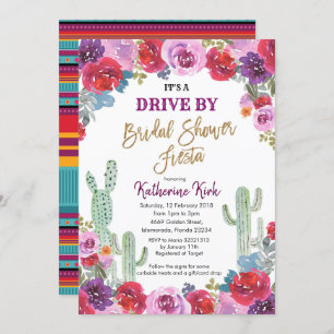 Mexicaanse Fiesta Drive by Bridal Shower Kaart