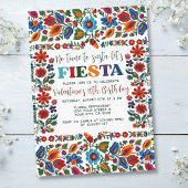 Mexicaanse Fiesta Folk Art Bloemen Borduurwerk Ver Kaart