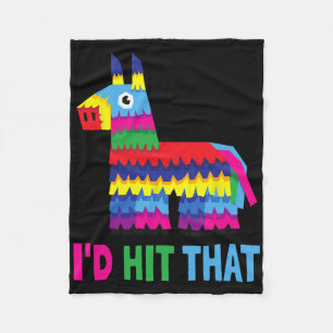 Mexicaanse Fiesta Ik zou die grappige Pinata Party Fleece Deken