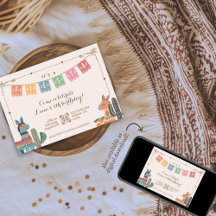 Mexicaanse Fiesta Kleurrijke Cactus Folk Verjaarda