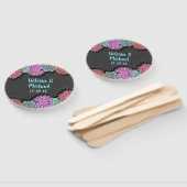 Mexicaanse Fiesta Mandala bloemen Hand Fans Handwaaier (Niet-gemonteerd)