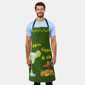 Mexicaanse Fiesta Margarita Fruit Pepper Schort (Gedragen)