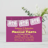Mexicaanse Fiesta Party Kaart (Staand voorkant)