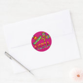 Mexicaanse Fiesta Party Sombrero Maraca Stickers (Envelop)
