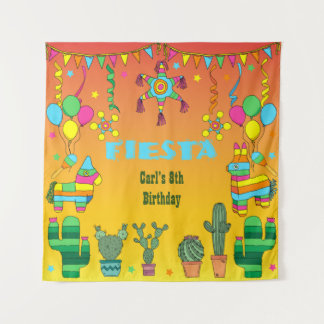 Mexicaanse Fiesta Pinata Feest Fotohokje Achtergro Wandkleed