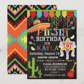 Mexicaanse Fiesta Pinata Party Heldere kleuren Ver Kaart (Voorkant / Achterkant)