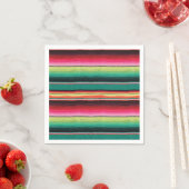 Mexicaanse Fiesta serape print tapijt Servetten (Insitu)