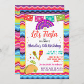 Mexicaanse Fiesta Taco Party Kaart (Voorkant / Achterkant)