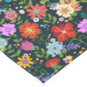 Mexicaanse Floral Folk Art Tafelkleed (Gekanteld)