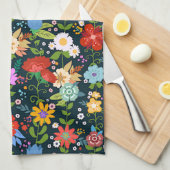 Mexicaanse Floral Folk Art Theedoek (Quarter Fold)