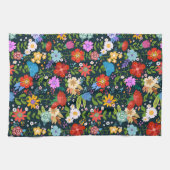 Mexicaanse Floral Folk Art Theedoek (Horizontaal)