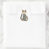 Mexicaanse Gatita, Ronde Sticker (Tas)