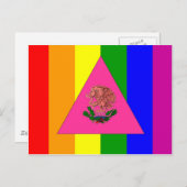 Mexicaanse Gay Pride Flag Briefkaart (Voorkant / Achterkant)