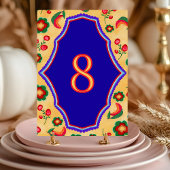 Mexicaanse gele bruiloft kaart