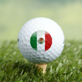 Mexicaanse glanzende vlag golfballen (Insitu Shirt)