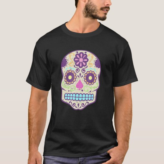 Mexicaanse Gothic van pasta op de dag van de dode T-shirt (Voorkant)