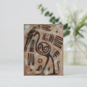 Mexicaanse grotgravures Folk Art Briefkaart (Staand voorkant)