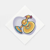 Mexicaanse haan Speelgoed Servet (Hoek)