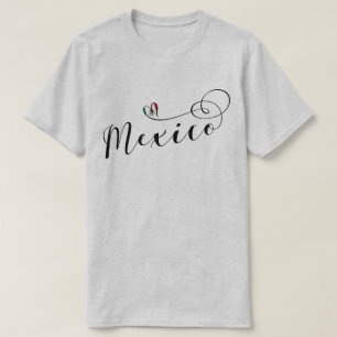 Mexicaanse hartvlag t-shirt