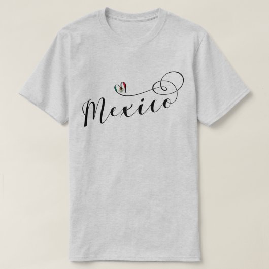 Mexicaanse hartvlag t-shirt (Design voorkant)