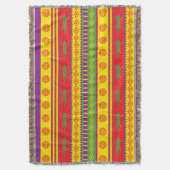 Mexicaanse hazard Pattern Deken (Voorkant Verticaal)