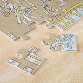 Mexicaanse Hieroglyphics uit 'Vues des Cordilliere Legpuzzel (Zijkant)