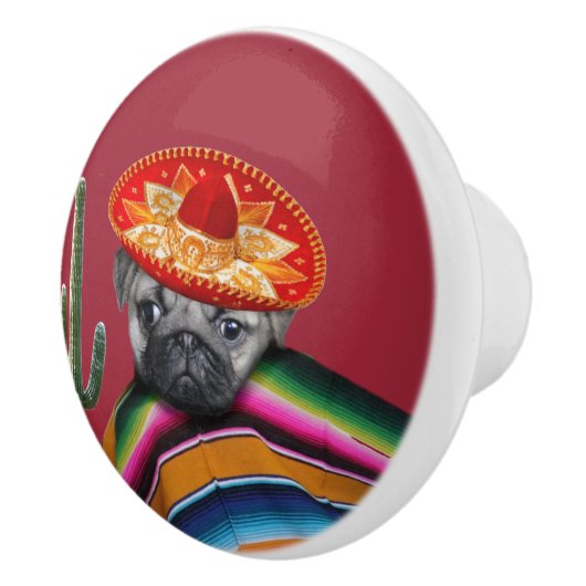 Mexicaanse hond keramische knop (Rechts)