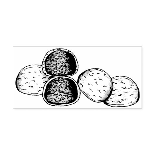 Mexicaanse Italiaanse bruiloft Koekjes Russische t Rubberstempel (Afrduk)