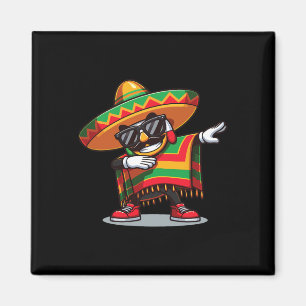 Mexicaanse Jongen Dabbing Poncho Cinco De Mayo Magneet