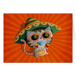 Mexicaanse kat met Sombrero