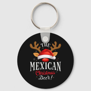 Mexicaanse Kerst Herten Pus Xmas Familie Matching Sleutelhanger