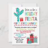 Mexicaanse kerstcadeaubeurs Fiesta Kaart (Voorkant)
