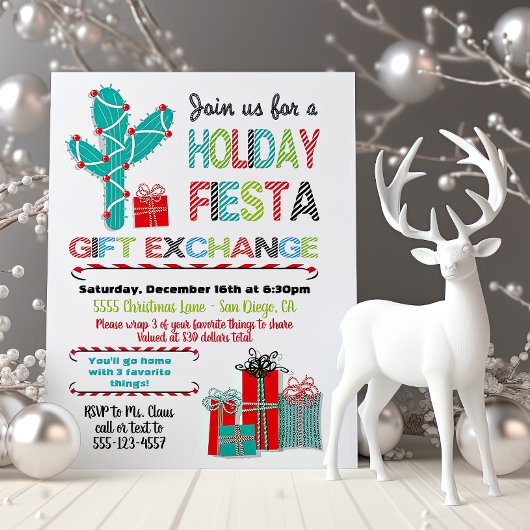 Mexicaanse kerstcadeaubeurs Fiesta Kaart