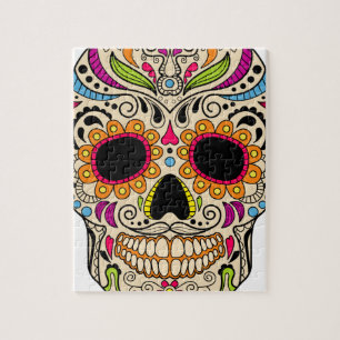 Mexicaanse kleurschedel legpuzzel