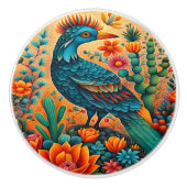 Mexicaanse kunst keramische knop (Voorkant)