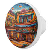 Mexicaanse kunst keramische knop (Rechts)