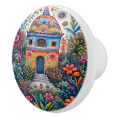 Mexicaanse kunst keramische knop (Rechts)