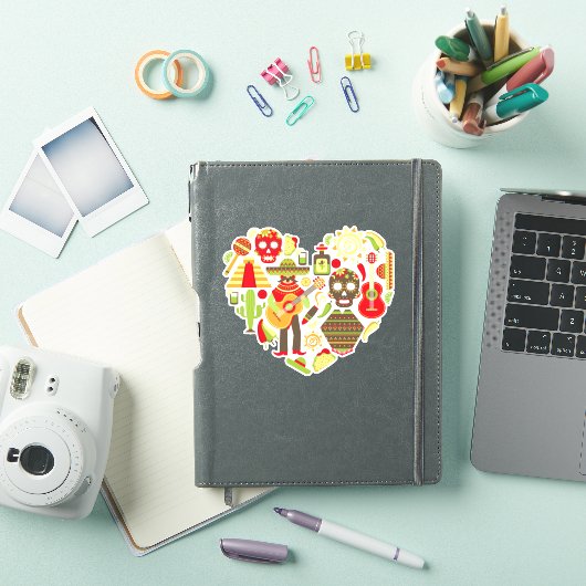 Mexicaanse kunst sticker (iPad Cover)
