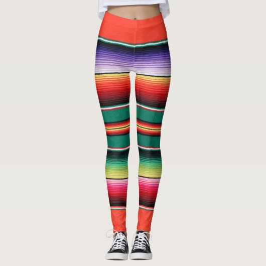 Mexicaanse leggings in het patroon van de Blanket (Voorkant)