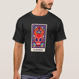 Mexicaanse Loterij El Diablode Duivel Dia De Los M T-shirt