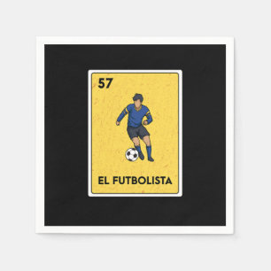 Mexicaanse Lottery Bingo Gamer Card Casino Servet