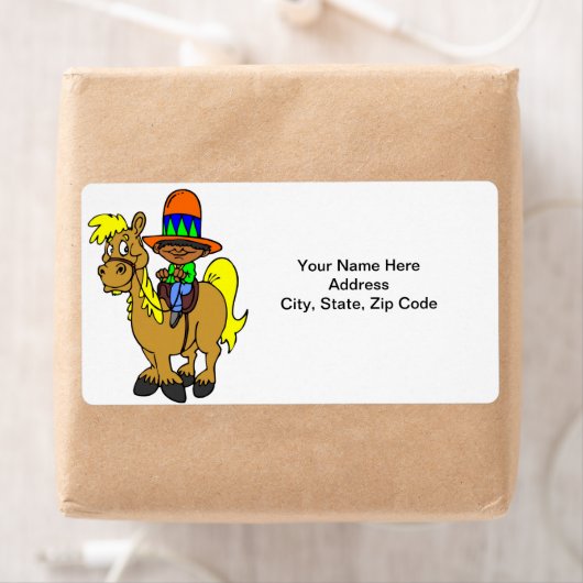 Mexicaanse Man Horse Labels (Insitu)