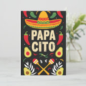 Mexicaanse Maracas Kerstkaart Kaart (Staand voorkant)