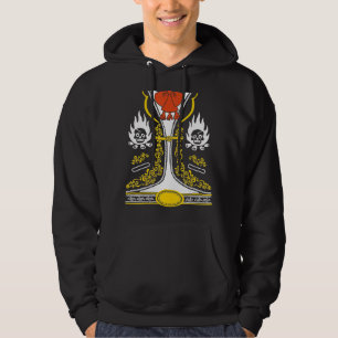 Mexicaanse Mariachi Charro Cinco De Mayo Skull Cos Hoodie