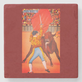 Mexicaanse Matador zet op Show, Raging Bull Stenen Onderzetter