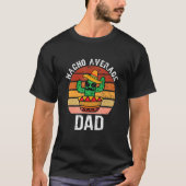Mexicaanse Nacho gemiddelde pa apparel Fathers Day T-shirt (Voorkant)